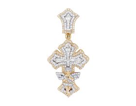 10k Yellow Gold Diamond Angel Pendant 0.15 Ctw – Avianne Jewelers