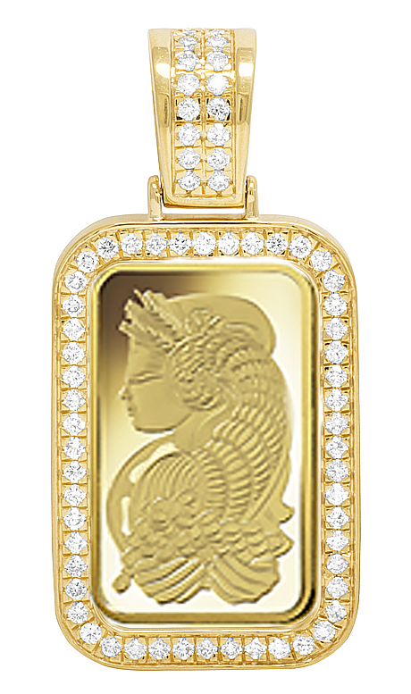 24K Yellow Gold Lady Fortuna 10 grams 