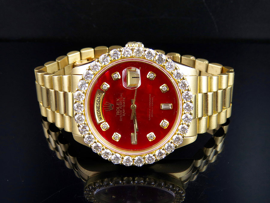 red face presidential rolex